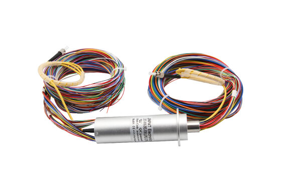 Electrical and Optical Slip Ring with 240 VDC Voltage 50Hz Frequency and 20 Circuits