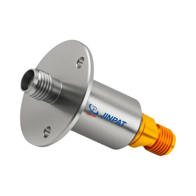 Single Channel Slip Ring Rotary Joint with DC to 18 GHz Frequency Range and Stainless Steel Case